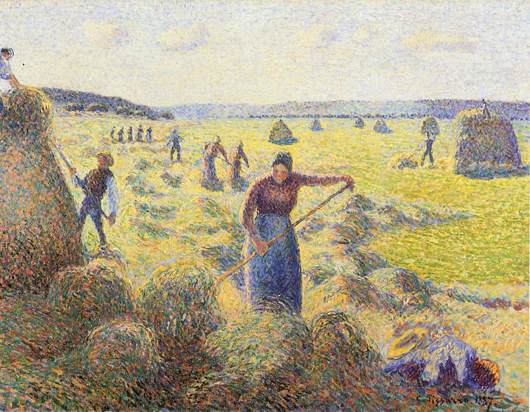 Camille Pissarro La Recolte des Foins Eragny